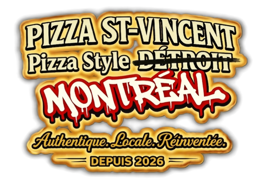 Logo Pizza St-Vincent Pizza style Montreal
